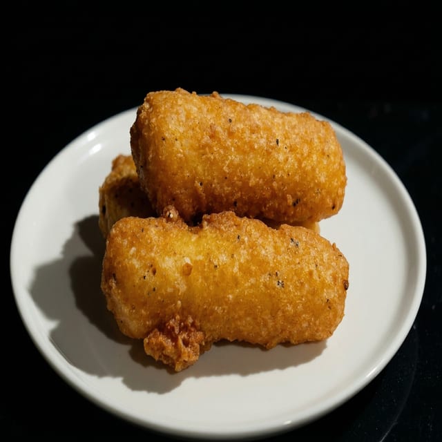 Mozzarella Cheese Sticks with Sauce.