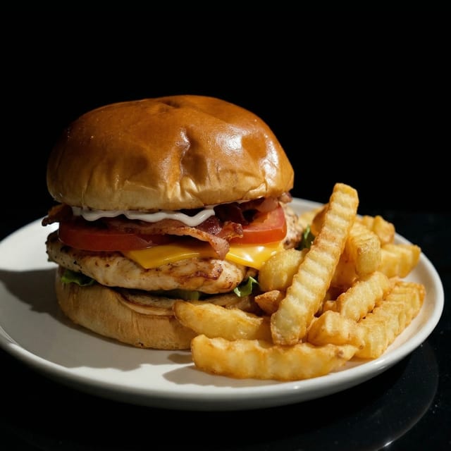 Chicken Club Sandwich.