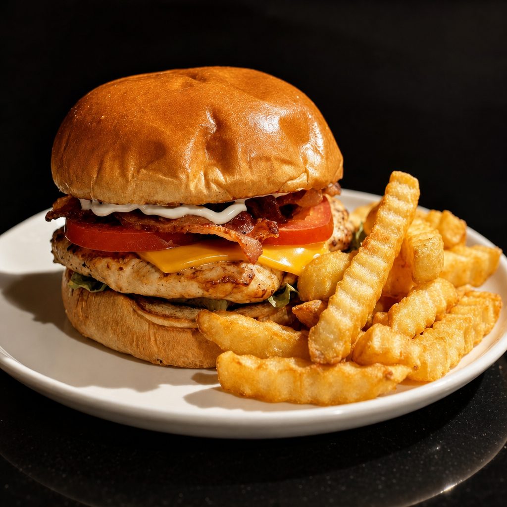 Chicken Club Sandwich.