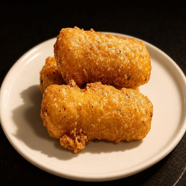 Mozzarella Cheese Sticks with Sauce.